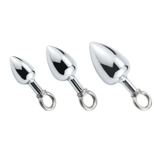 Hook Cock Steel with Ring Set Anal DiscreetChoice Stainless 4663 0911